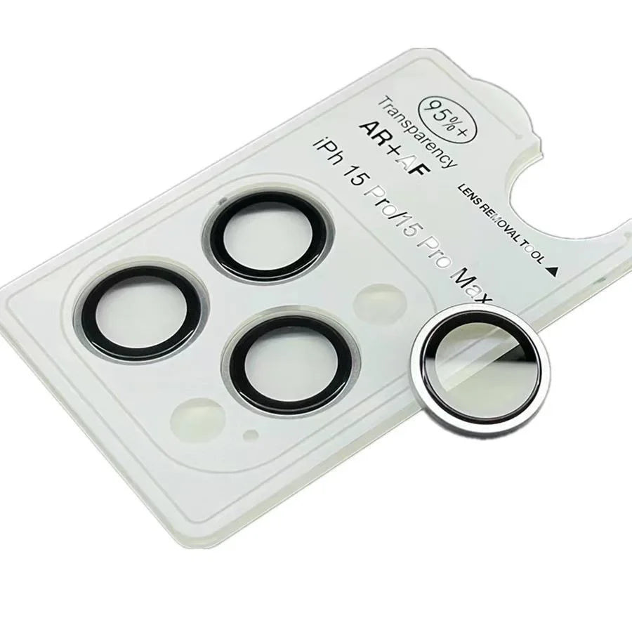 Raaziq Mall® 2-3 Pcs Metal Frame Camera Lens Protectors for iPhone 15/16