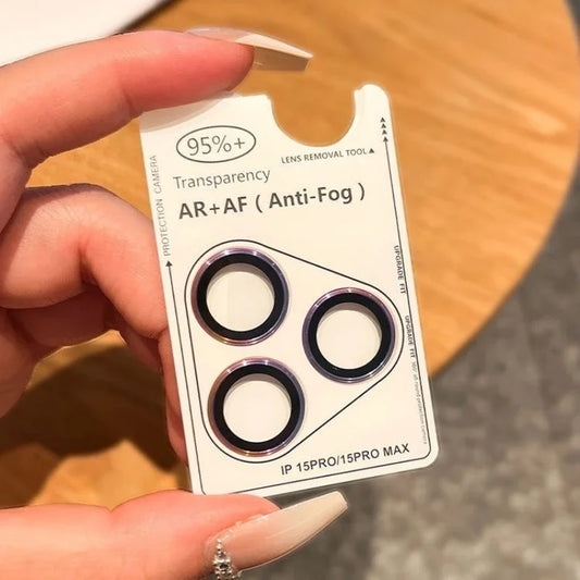 Raaziq Mall® 2-3 Pcs Metal Frame Camera Lens Protectors for iPhone 15/16