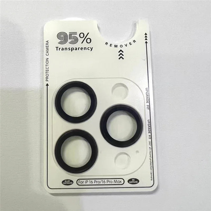 Raaziq Mall® 2-3 Pcs Metal Frame Camera Lens Protectors for iPhone 15/16