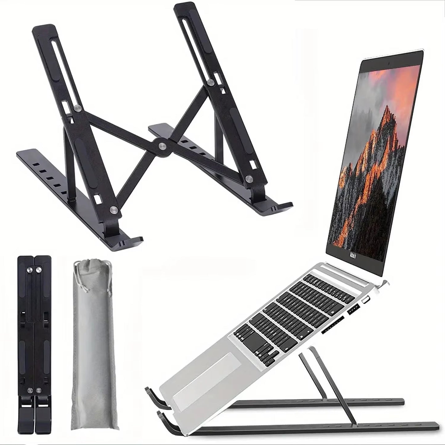 Raaziq Mall® Ergonomic Laptop Stand for Students & Freelancers